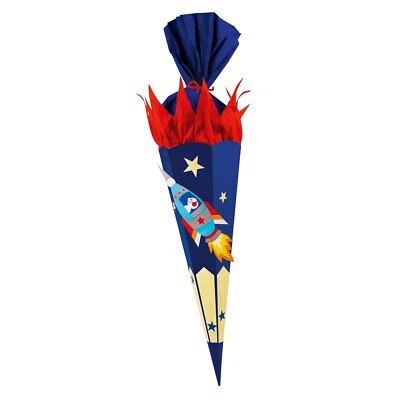 Goldbuch Bastelset Schultüte 7 Rakete Weltraum Raumschiff für Jungen Zuckertüte