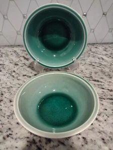 Jars France Williams Sonoma Cantine Bowl 7" Emerald Green Set Of 2 - Picture 1 of 6