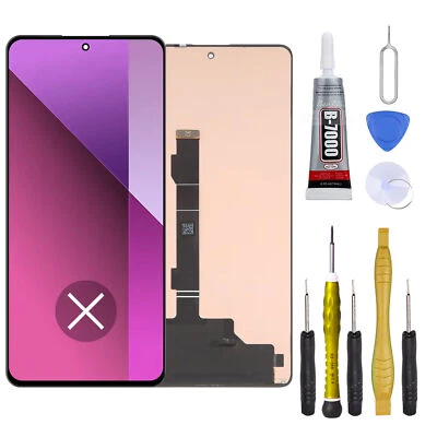 CINQ TEQ Ecran LCD Remplacement Xiaomi Redmi Note 13 PRO 5G 2312DRA50C / 2312CRAD3C +Kit