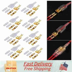 4,0 mm Kugel Terminal Auto Elektrisch Stecker Buchse Draht Crimp Stecker 50 Sets - Bild 1 von 10