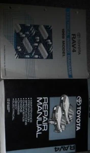 1998 Toyota Rav4 Rav 4 Servicio Taller Tienda Reparación Manual Juego Con Etm - Imagen 1 de 2