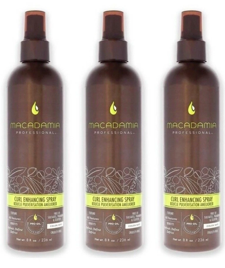 Spray potenciador de rizos de macadamia 3 8 oz (594) Foto 1 de 1