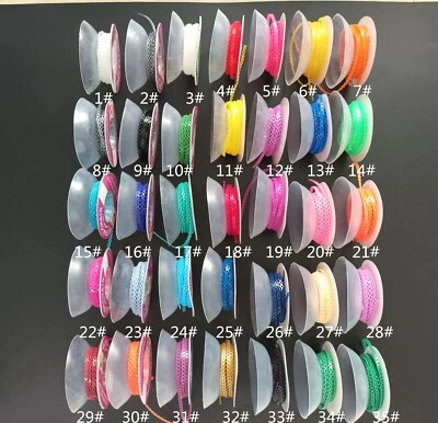 Bandas elásticas de goma para ortodoncia dental Power Chain cortas/largas/cerradas Foto 1 de 4