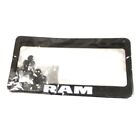Ram Front & Back Metal Car License Plate Holders Black