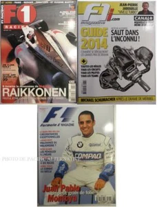lot 3 x Revue F1 formula one racing 2001 2003 2014 montoya verstappen FRANCE #05 - Imagen 1 de 4