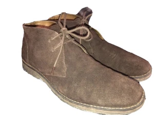 G.H.Bass Co. Brown Suede Leather Chukka Ankle Boots Mens SZ 11.5 D STK#Pearce - Picture 1 of 12
