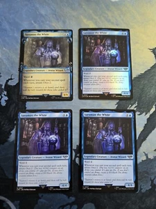 MTG LTR Saruman The White Playset x4 NM (1 Schriftrolle, 1 Folie) - Bild 1 von 2