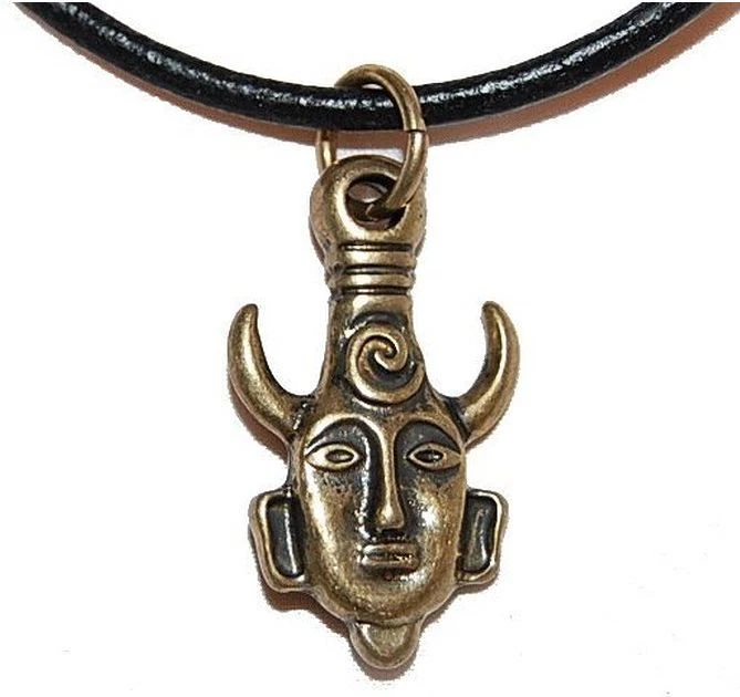 HBJ Supernatural Anhänger Dean Halskette Doppeltes Gesicht Amulett Dean's Halskette