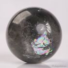 52 g33 mm boule de guérison sphère cristal de quartz naturelle/fantôme/lodolite jardin naturel/fantôme/lodolite