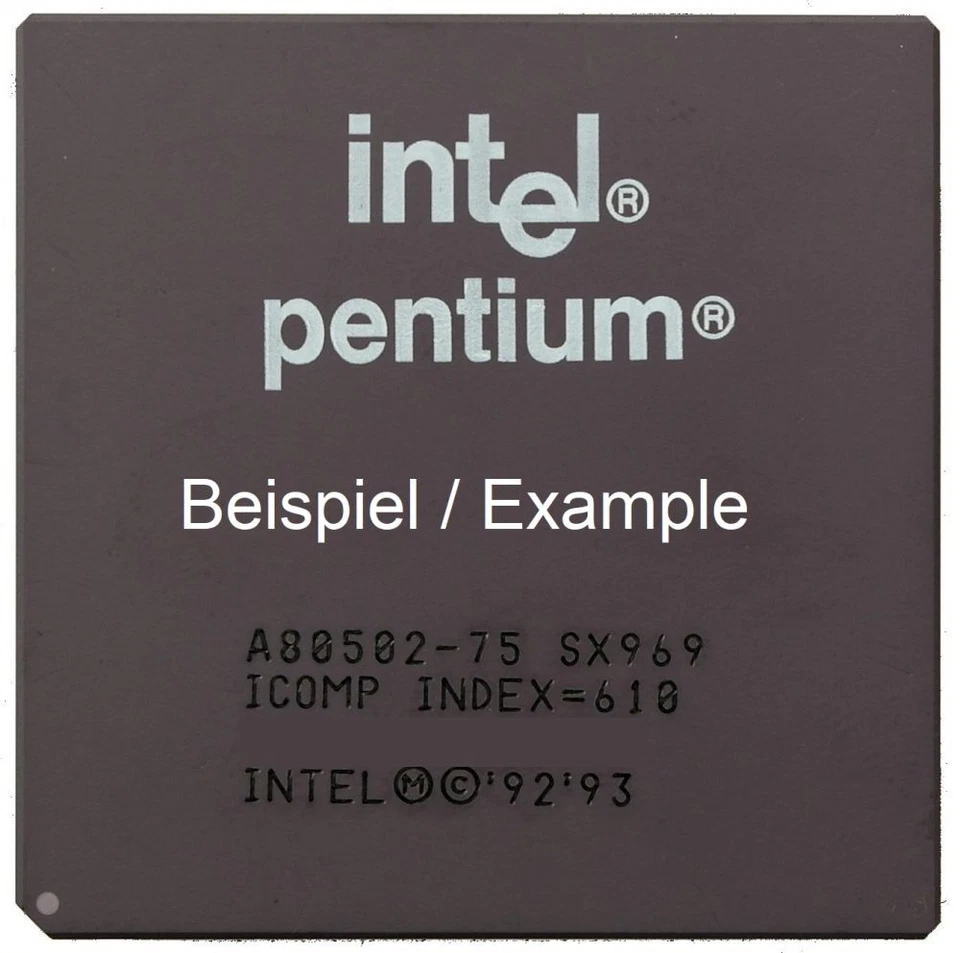 Intel Mobile Pentium 75 A8050275 SX998 75MHz/50MHz Socket/Socket 7 Processor CPU - Image 1 of 1