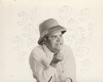 Orig NBC Telop Bump Card Promo Photo 1955 Today Show Jonathan Winters DBW # 2 - Image 1 of 3