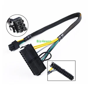 24pin to 6pin ATX Power Supply Cable For Dell Optiplex 3050 5050 7050 7060 V3470 - Afbeelding 1 van 10