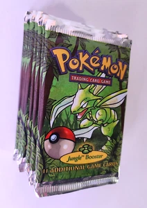 Pokémon TCG Jungle Booster Pack - Wizards of the Coast Vintage Cards Sealed 1999 - Picture 1 of 6