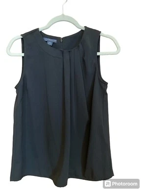 Camisa Top COVINGTON Negra Sin Mangas Para Mujer Blusa Sin Mangas Talla SP/CP Foto 1 de 4