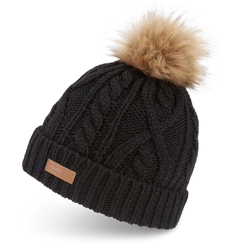 DAKINE Millie Merino Wool Blend Knit Pom Beanie Women's Black 2021