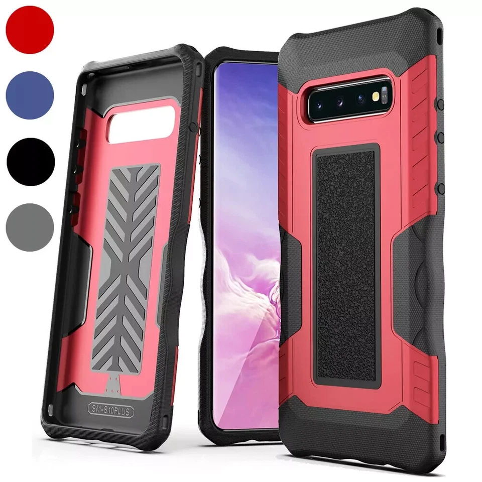 Funda rígida para teléfono Samsung Galaxy J7 Star/Crown/V 2018 con costillas antigolpes Foto 1 de 4