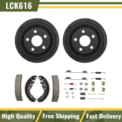 Rear Brake Drums & Brake Shoes Hardware Fits 2002 2003 Chrysler PT Cruiser - Image 1 of 4