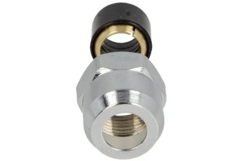 Quetschverschraubung m. Längenausgleich 3/8 x 10 mm, verchromt - Bild 1 von 1