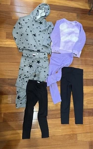 XS Girls 5-6 Multicolor Bundle (pants and tops) - Picture 1 of 11