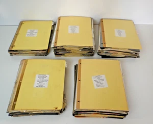 20 lb. Lot 1980's Typed Clipped Pamphlets Handwritten Estate Recipe Collection - Picture 1 of 24
