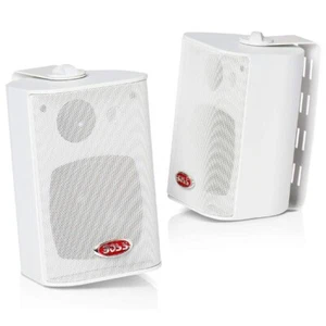 CASSE BOSS AUDIO SYSTEMS MR4.3W 3 vie da 100 watt rms impermeabili da esterno - Foto 1 di 8