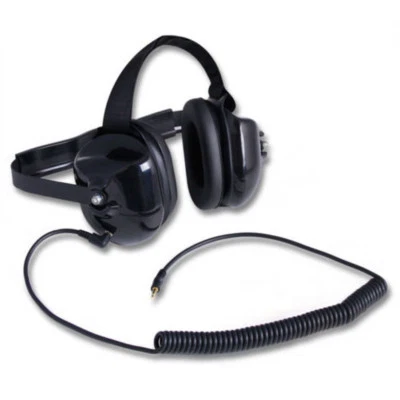 Rugged Radios H40-BLK Behind the Head Listen Only Headset with 3.5mm Input Jack - Image 1 of 2
