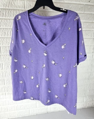 Camiseta para mujer Disney La Bella y la Bestia Mrs. Potts & Chip púrpura Plus 2XL Foto 1 de 4