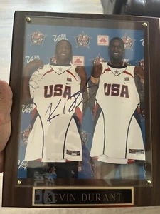 KEVIN DURANT SIGNED AUTOGRAPH 8x10 PHOTO Plaque - Picture 1 of 3