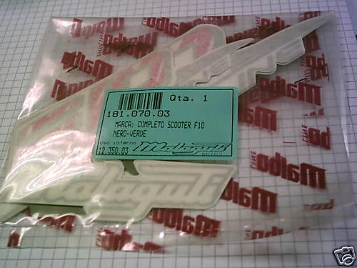 Malaguti F 10 Jet Line Schwarz Grün  AUFKLEBER Sticker F10 Original - Image 1 of 1