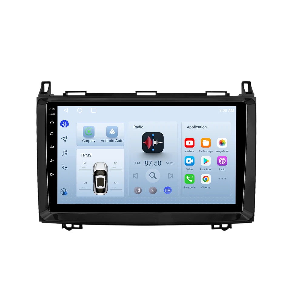 4+64G Android Radio Carplay Navi DAB+ Bluetooth GPS Für Mercedes W169 W245 - Bild 1 von 4