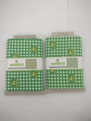 John Deere Gingham Precut Fabric 1 yard Bolt, Set of 2, Free Shipping - Image 1 of 4
