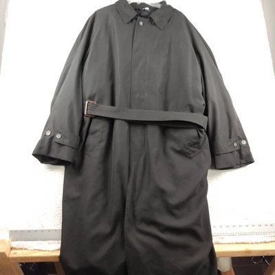 Gabardina Ralph Lauren para hombre talla 48 negra plumero forro extraíble con cinturón Foto 1 de 4