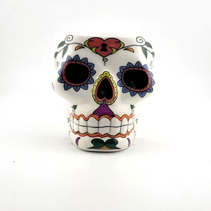 Casa Noble Tequila Day of the Dead Ceramic Sugar Skull Mug Cup - Picture 1 of 5