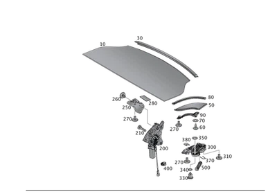 Подлинный Mercedes-Benz Linkage 172-790-01-03 - Изображение 1 из 2