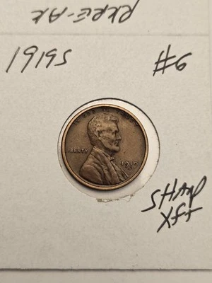 wheat penny 1919S LINCOLN CENT 1919-S HIGH GRADE FREE SHIPPING Lot #6 - Image 1 of 3