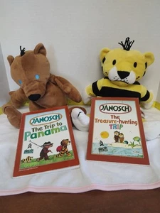 THE TRIP TO PANAMA & The Treasure Hunting Trip By Janosch With 2 Puppets - Picture 1 of 13