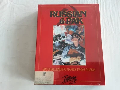 Interplay Russian 6 Pack Six Challenging Games IBM/DOS 1993  - Image 1 of 4