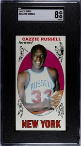 1969-70 Topps - Cazzie Russell #3 (RC) SGC 8 No PSA Centered Sharp beautiful mt - Picture 1 of 3