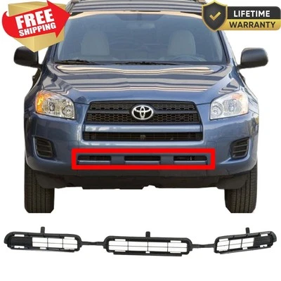 For 2009-2012 Black Front Lower Bumper Grille Toyota RAV4 Plastic TO1036115 Foto 1 de 4