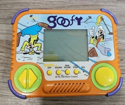 Tiger Electronics Disney Goofy LCD Juego Electrónico Portátil - ¡Funciona! Foto 1 de 3