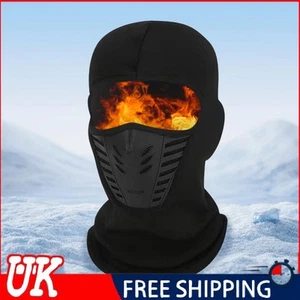 Fleece Ski Mask Windproof Warm Face Cover Outdoor Cycling Cap for Men and Women - Picture 1 of 10