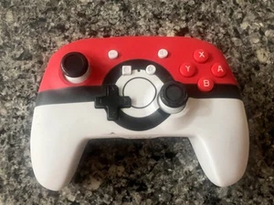 Pokemon Enhanced PokeBall Wireless Controller Nintendo Switch Power A Works - Picture 1 of 2