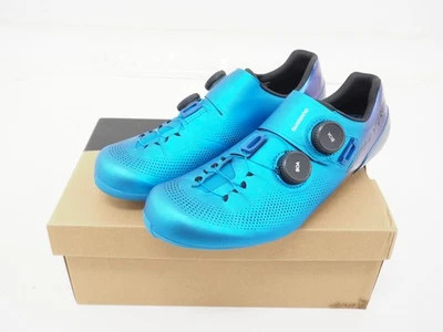 НОВЫЙ! Дорожная велосипедная обувь Shimano S-Phyre RC9 SH-RC903 синяя ЕС 42 США 8,5 - Изображение 1 из 4