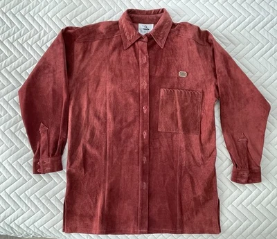 Vintage Pia Rucci Suede Shacket  4 Rust Western Ranch Cowgirl Boho/Fall - Image 1 of 4