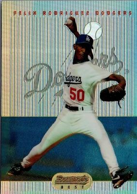 1995 Bowman's Best - Blue Felix Rodriguez #27 Refractor (RC) - Image 1 of 2