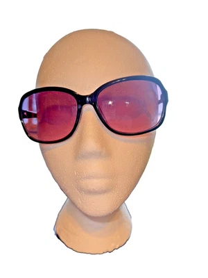 Gafas de sol Revlon negras florales RVN 56 - lentes degradadas moradas de gran tamaño elegantes Foto 1 de 4