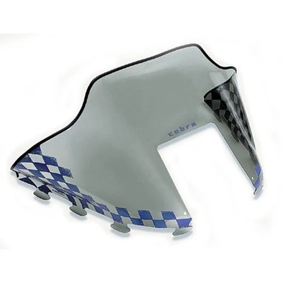 Parabrisas Powermadd Cobra Mid Smoke púrpura a cuadros 14 pulgadas para Polaris 11131 Foto 1 de 2