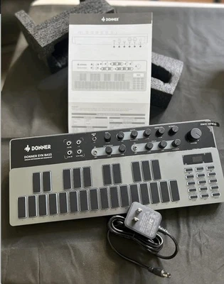 Donner B1 Analog Bass Synthesizer Sequencer Controller Beat Maker Drum Machine - Image 1 of 4