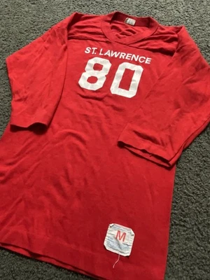 Camisa Jersey Manga Larga CAMPEÓN de la Universidad de San Lorenzo DE COLECCIÓN AÑOS 80 JUVENTUD M Foto 1 de 4