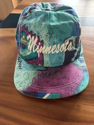 De Colección Años 80 90 Minnesota Abstracto Geométrico Snapback Camionero Gorra Retro EE. UU. Foto 1 de 4